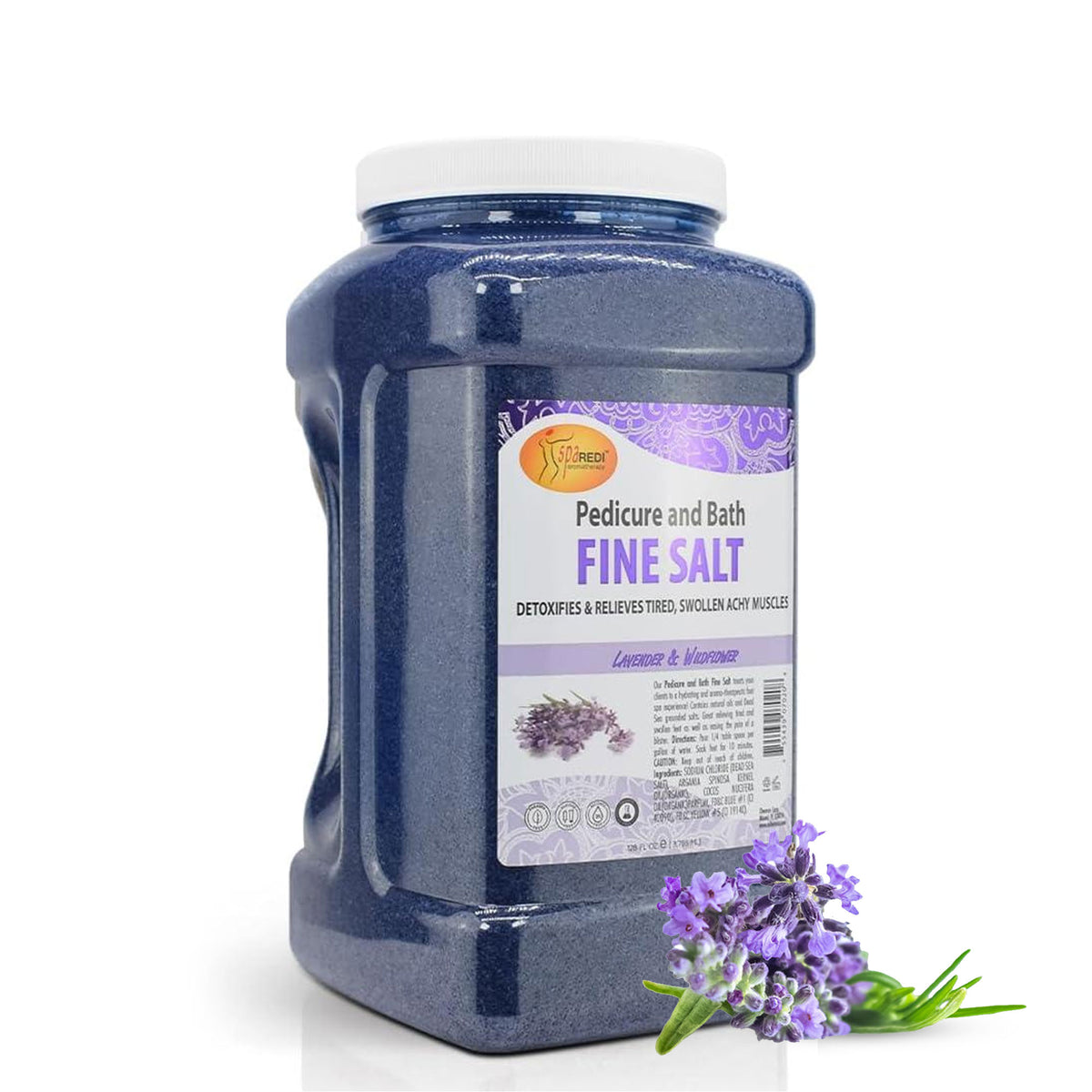 SPA REDI Detox Foot Soak - Hydrates & Softens Feet with Dead Sea Salts