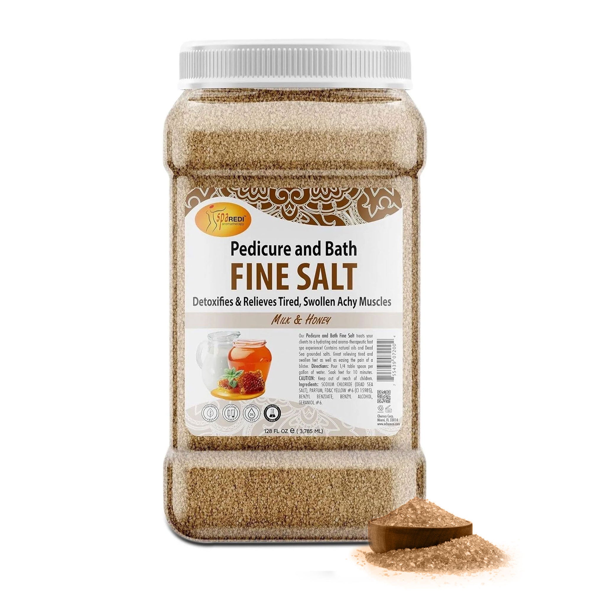 SPA REDI Detox Foot Soak - Hydrates &amp; Softens Feet with Dead Sea Salts
