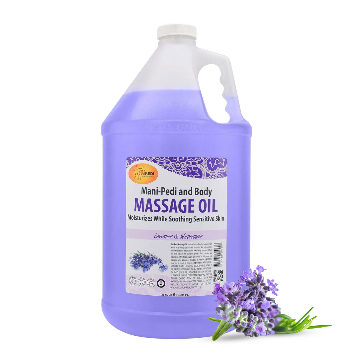 SPA REDI Massage Oil - Soothing Relief for Sore Muscles & Hydrated Skin
