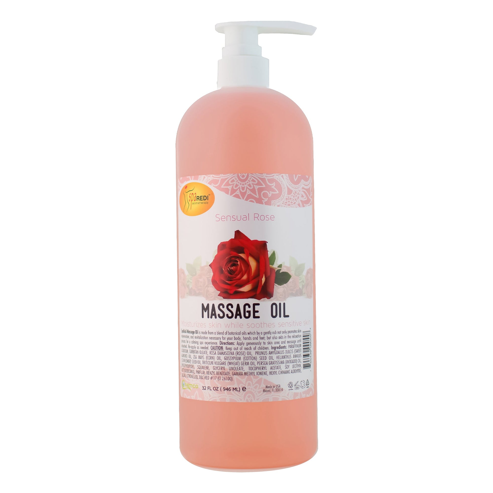 SPA REDI Massage Oil - Soothing Relief for Sore Muscles &amp; Hydrated Skin