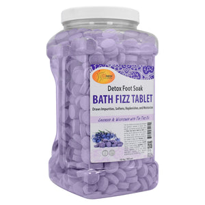 SPA REDI Bath Fizz Tablets - Mandarin Scented - Relaxing Soak for Luxurious Baths - 950 Tablets - 128oz