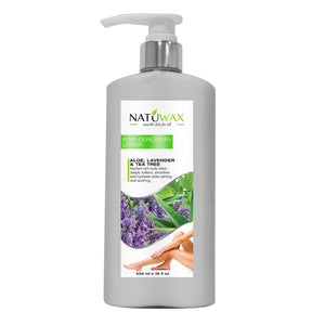 Natuwax Post-Depilatory Lotion - Hydrates & Soothes Skin After Hair Removal