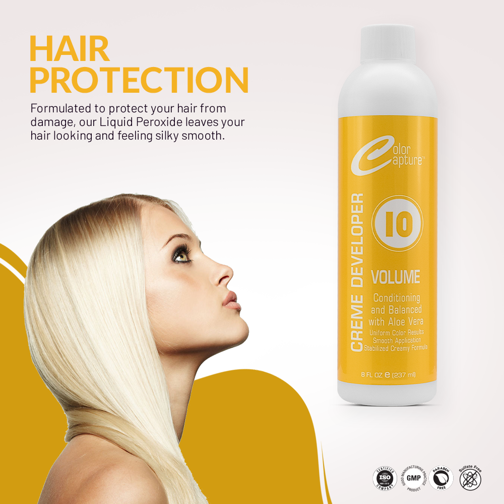 COLOR CAPTURE - Cream Developer, Hair Color Enhancer - Provides Consistent, Vibrant Results for Professional Coloring