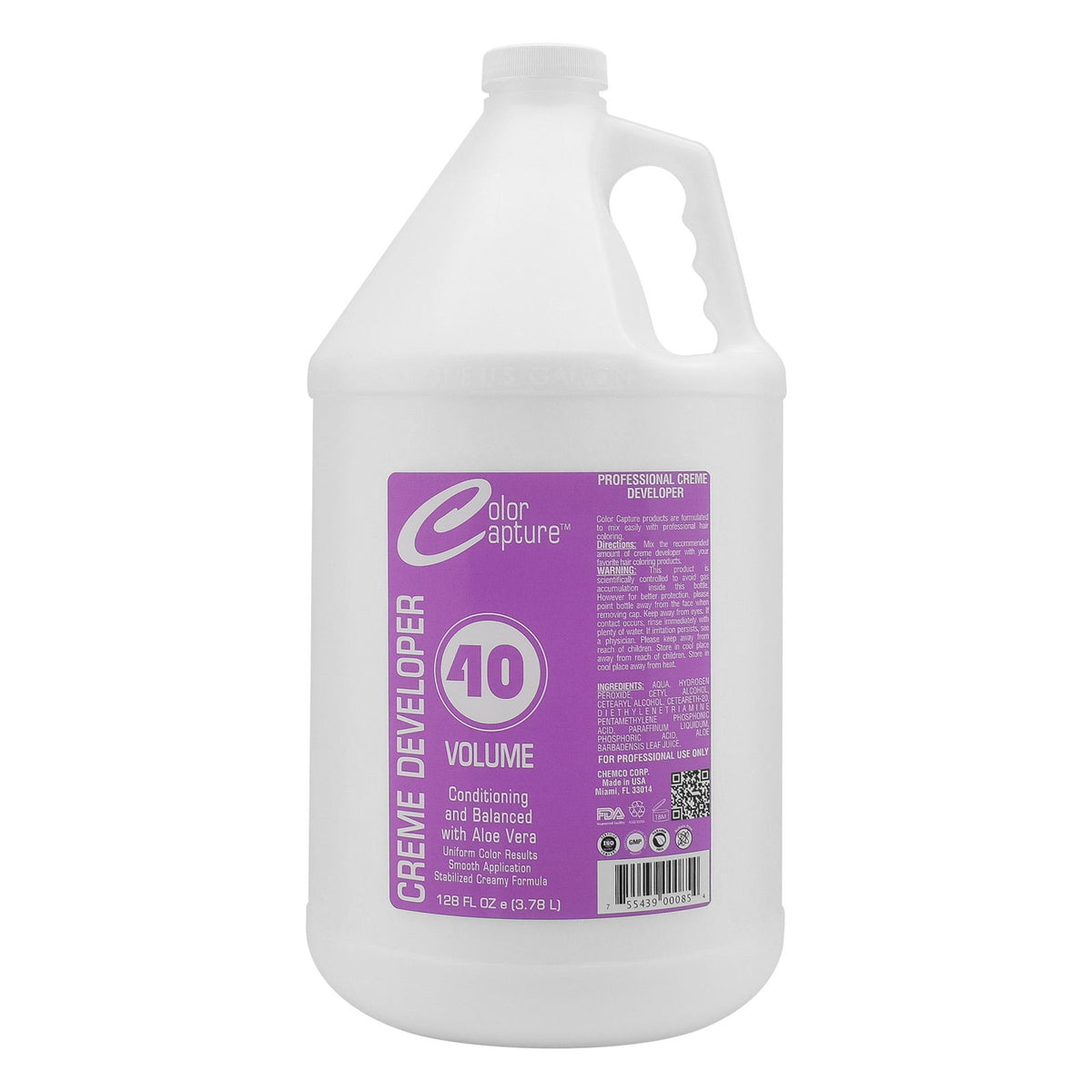 COLOR CAPTURE - Cream Developer, Hair Color Enhancer - Provides Consistent, Vibrant Results for Professional Coloring