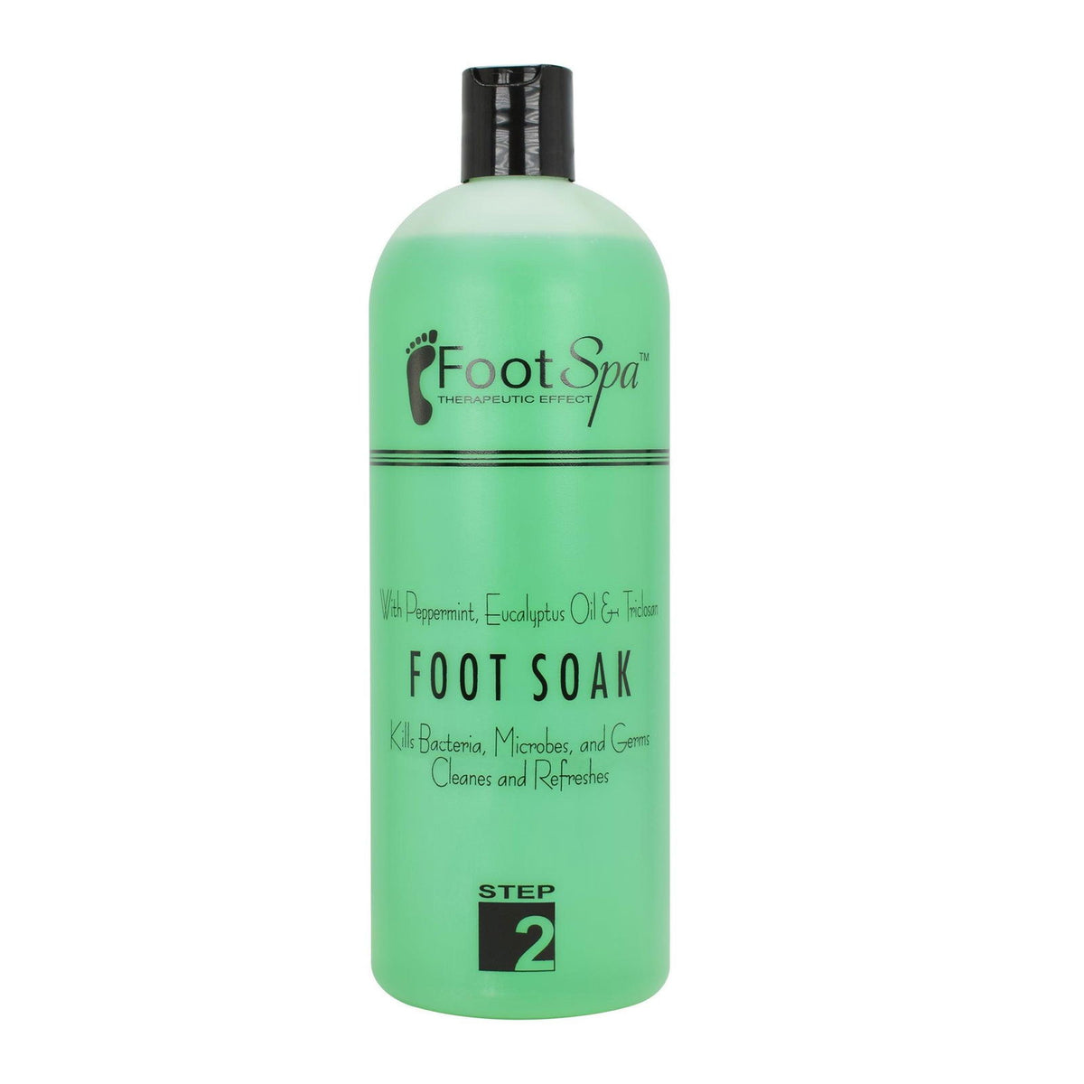 Foot Spa Foot Soak – Bulk Refill Gallon – Cleansing & Softening Formula with Eucalyptus & Peppermint Oil – Refreshing Foot Bath for Pedicures & Tired, Aching Feet