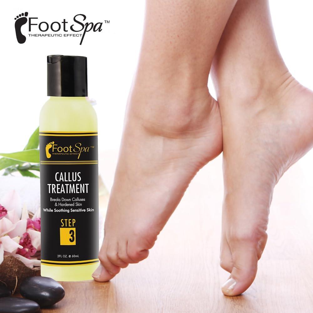 Foot SPA - Callus Remover Gel, 2 Oz - Professional Pedicure Care, Instantly Smooths Dry Cracked Heels & Removes Calluses - Beauty Market Online