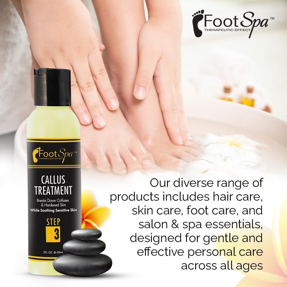 Foot SPA - Callus Remover Gel, 2 Oz - Professional Pedicure Care, Instantly Smooths Dry Cracked Heels & Removes Calluses - Beauty Market Online