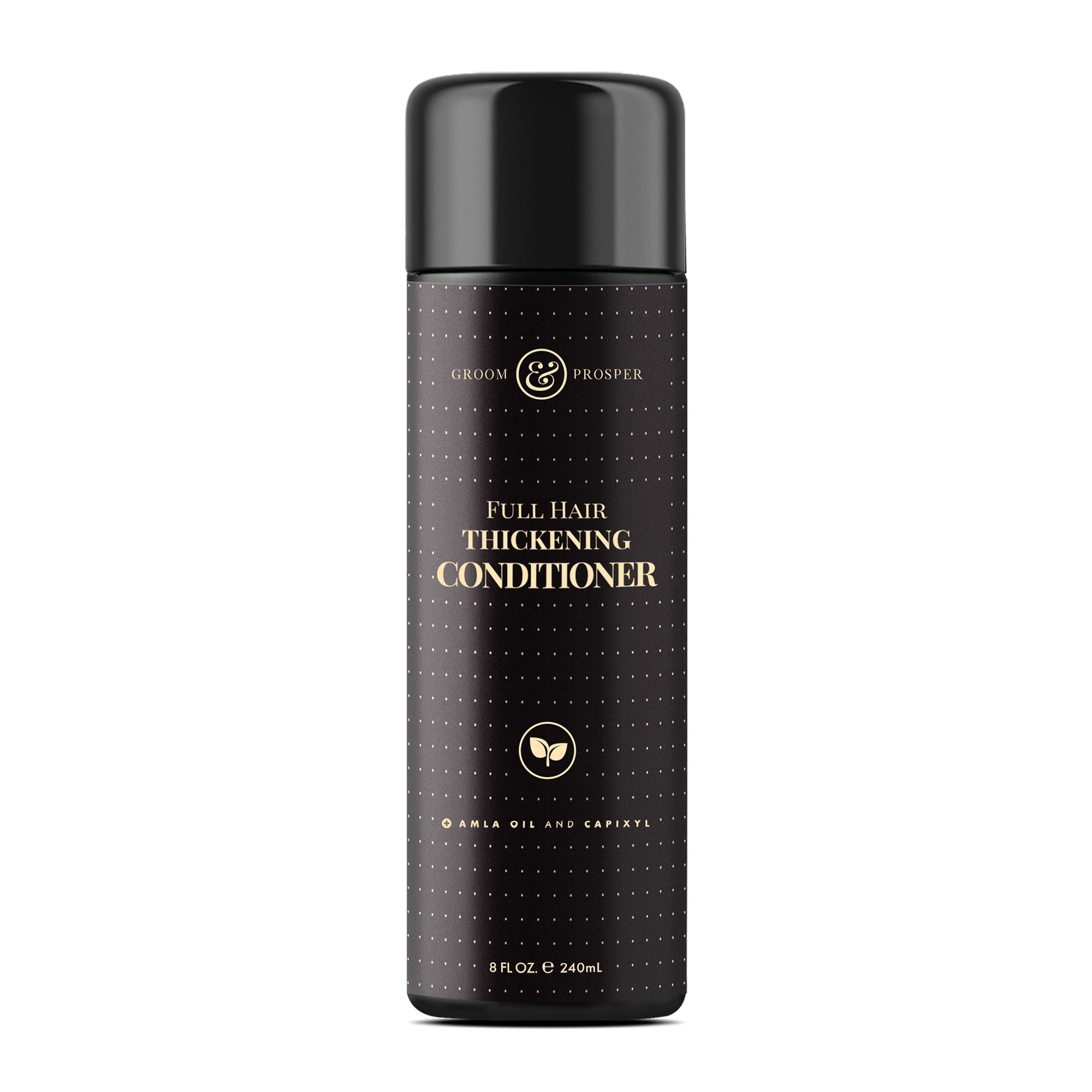 GROOM &amp; PROSPER - Hair Thickening Conditioner for Men, 8 Oz - Thickens, Volumizes, Reduces Breakage &amp; Hair Loss Prevention - Beauty Market Online