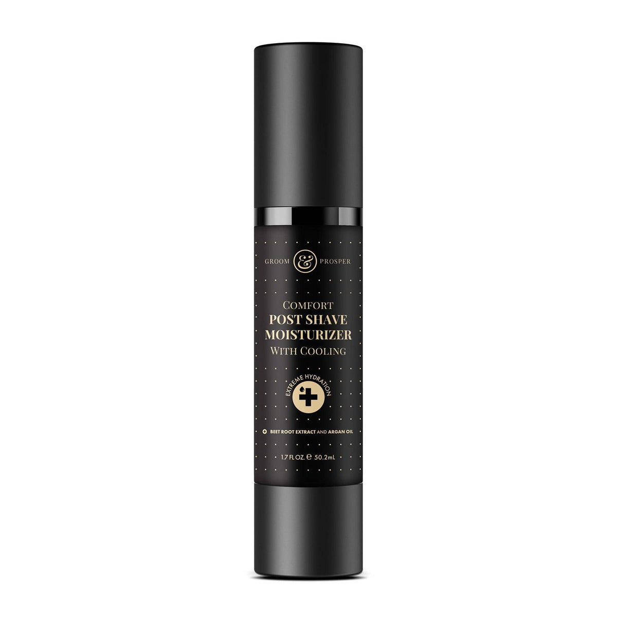 Groom & Prosper - Comfort Post-Shave Cooling Moisturizer with Hyaluronic Acid & Salicylic Acid - 1.7 Oz
