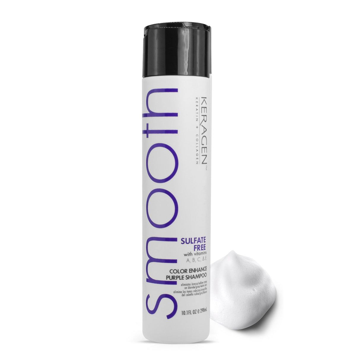 KERAGEN Purple Shampoo & Conditioner - Toning System for Blonde & Silver Hair