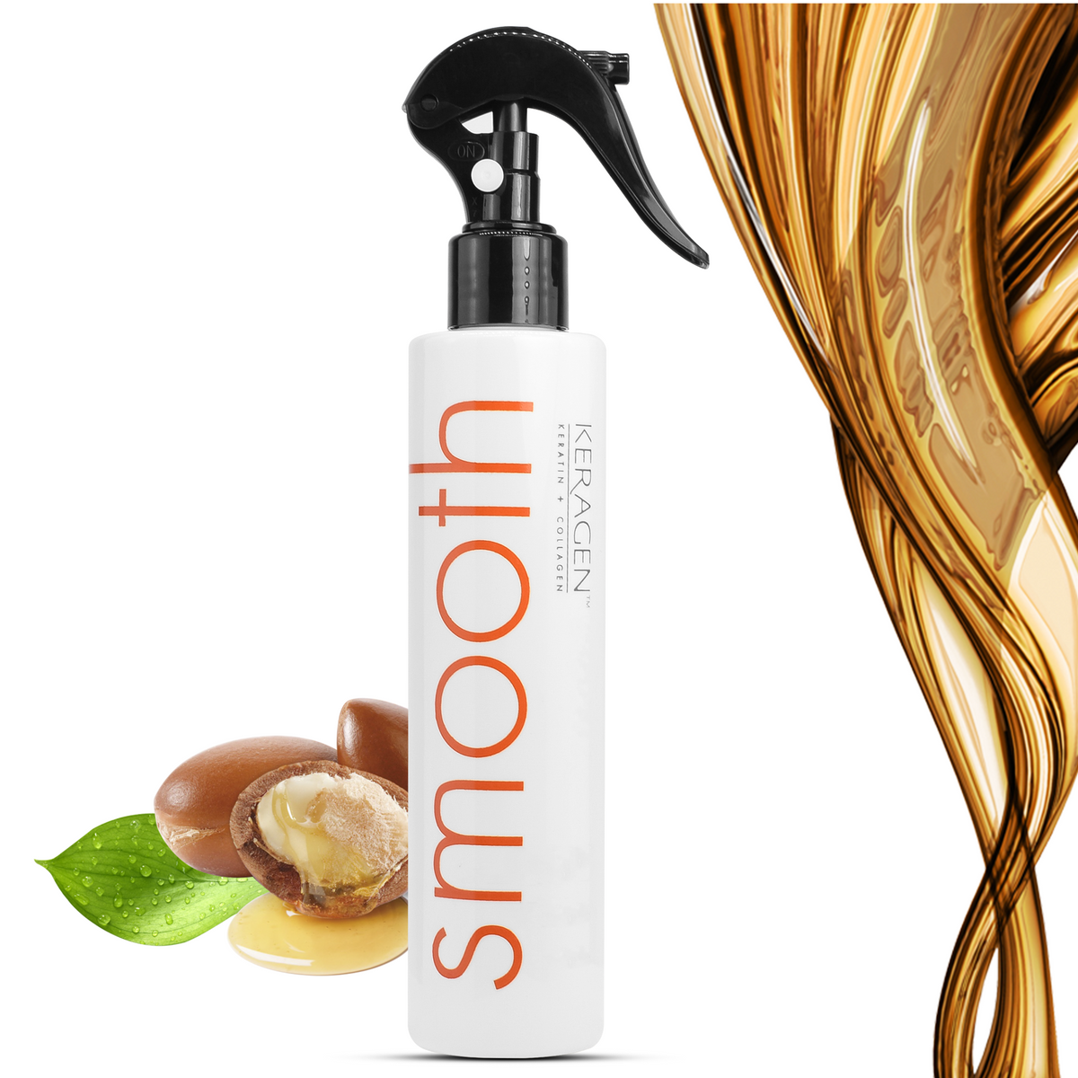 KERAGEN Heat Protectant Spray - Thermal Protection with Keratin & Collagen