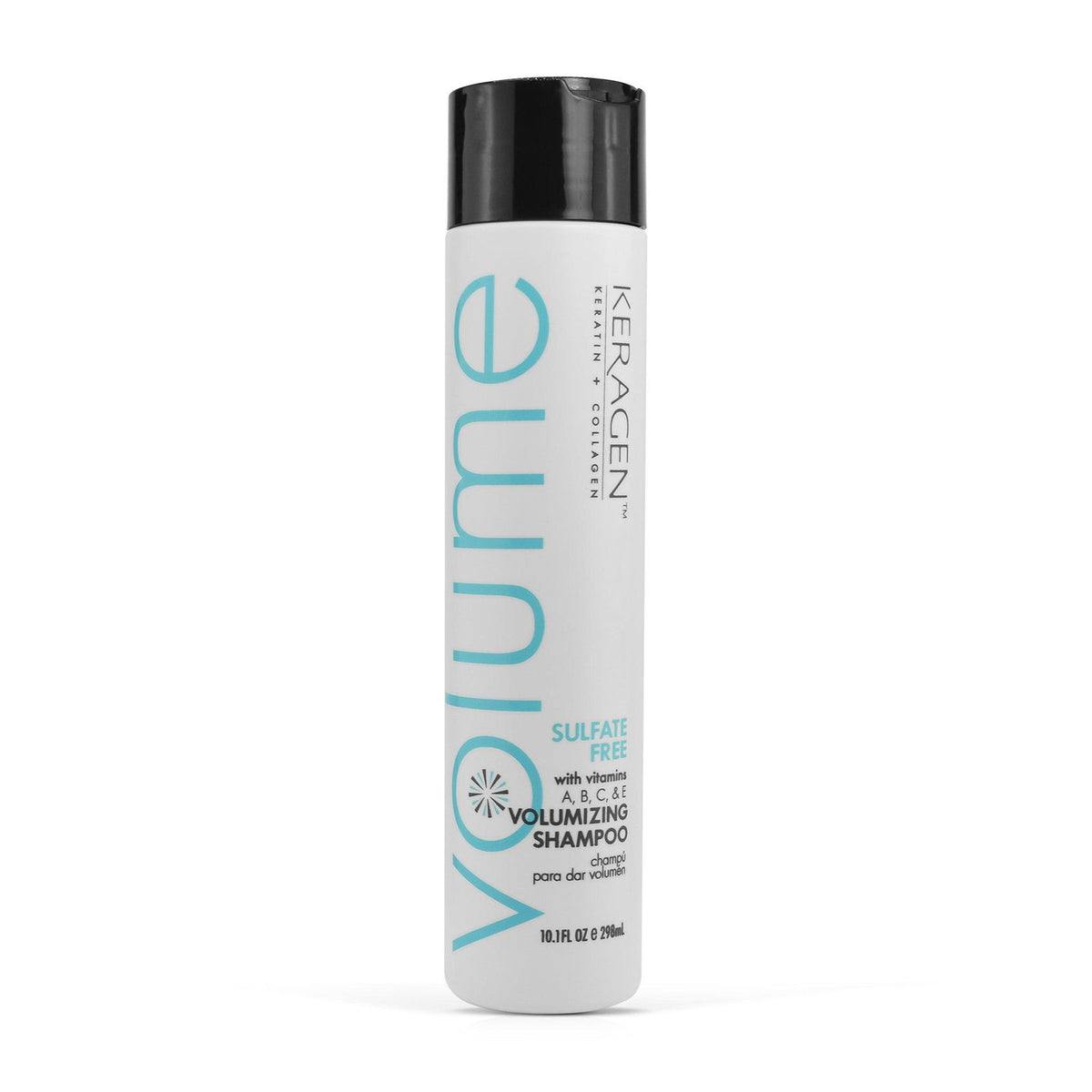 KERAGEN Volumizing Shampoo & Conditioner Duo - For Fine Hair with Keratin & Collagen