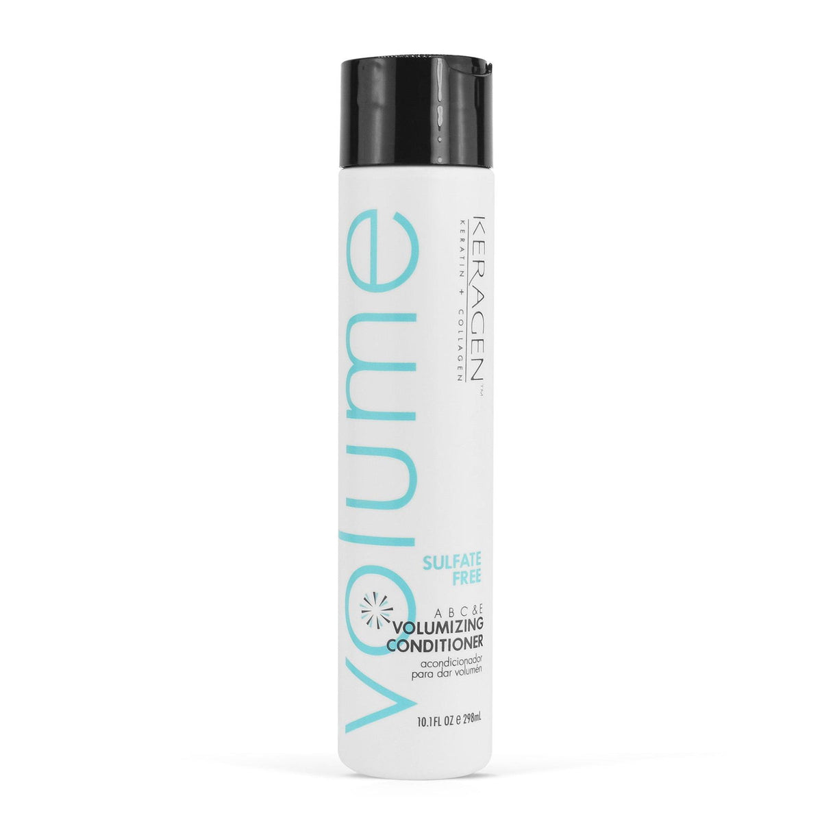 KERAGEN Volumizing Shampoo & Conditioner Duo - For Fine Hair with Keratin & Collagen