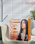 KERAGEN Brazilian Keratin Smoothing Treatment, Blowout Straightening System for Dry & Damaged Hair – Forte, Sulfate-Free – Eliminates Curls & Frizz, Medium to Coarse Hair - Beauty Market Online