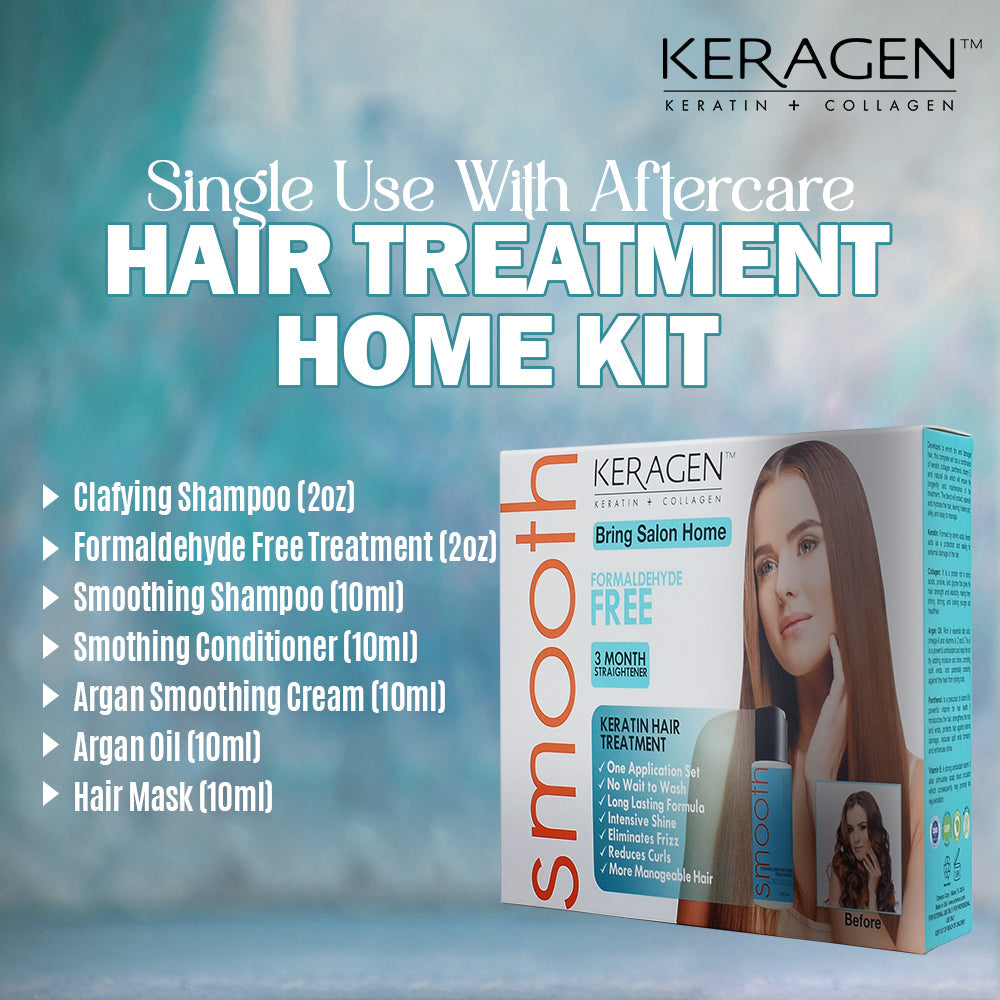 KERAGEN Brazilian Keratin Smoothing Treatment formaldehyde-free