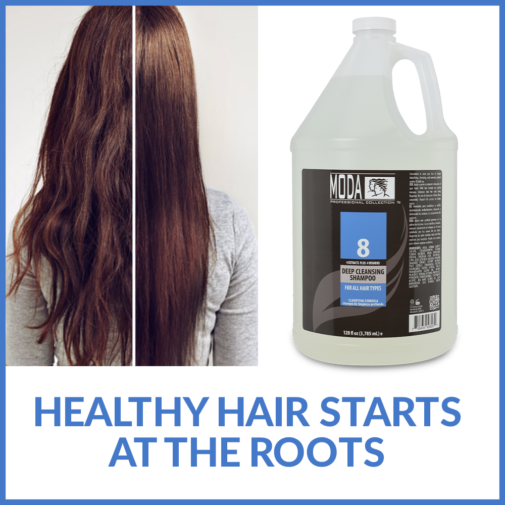 MODA Hair Conditioner – Bulk Refill – Moisturizing Conditioner with 4 Extracts &amp; 4 Vitamins – Deep Hydration for Dry, Brittle Hair – Ultimate Nourishment &amp; Softness