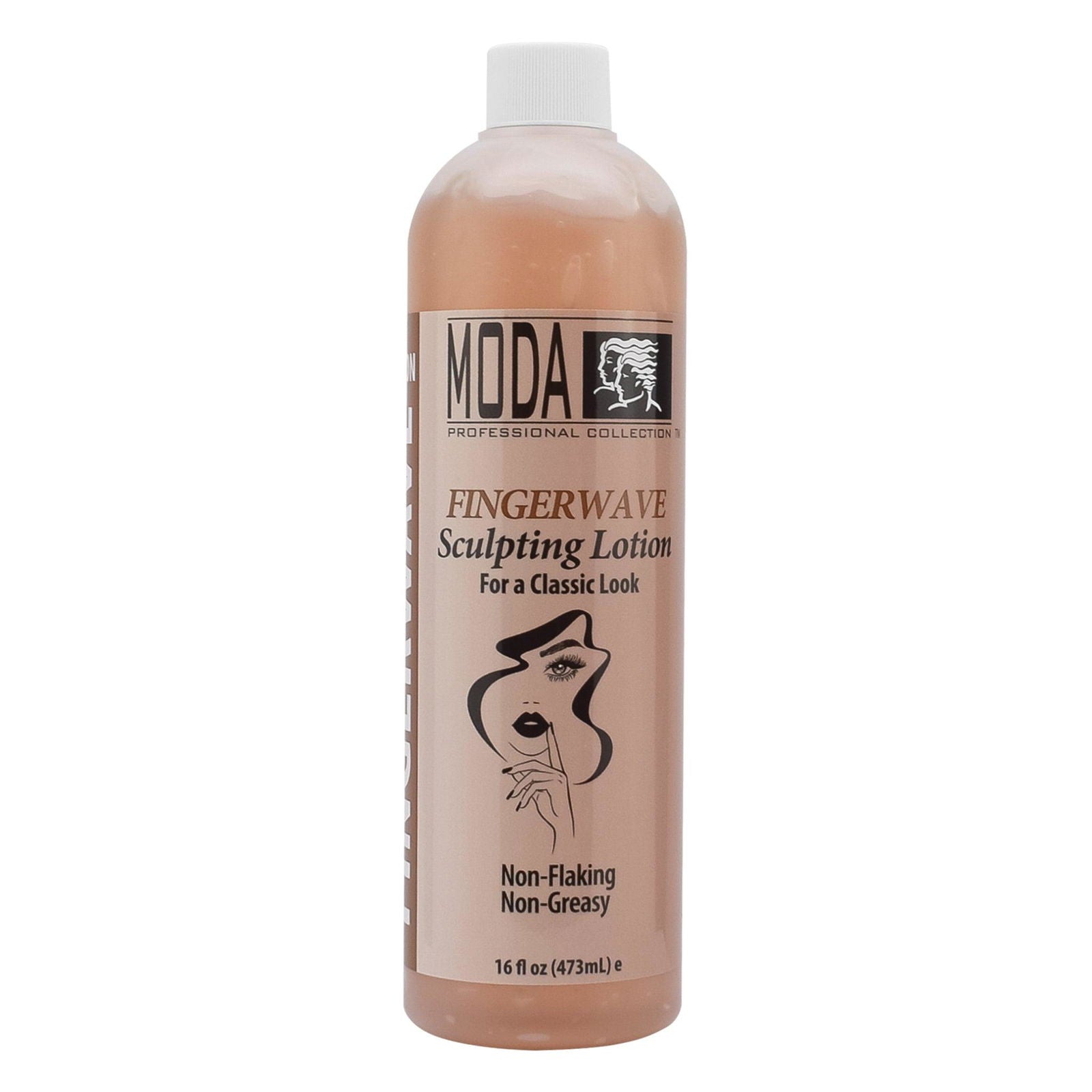 MODA Fingerwave Lotion - 16 Oz - Defines Curls and Adds Shine - Beauty Market Online