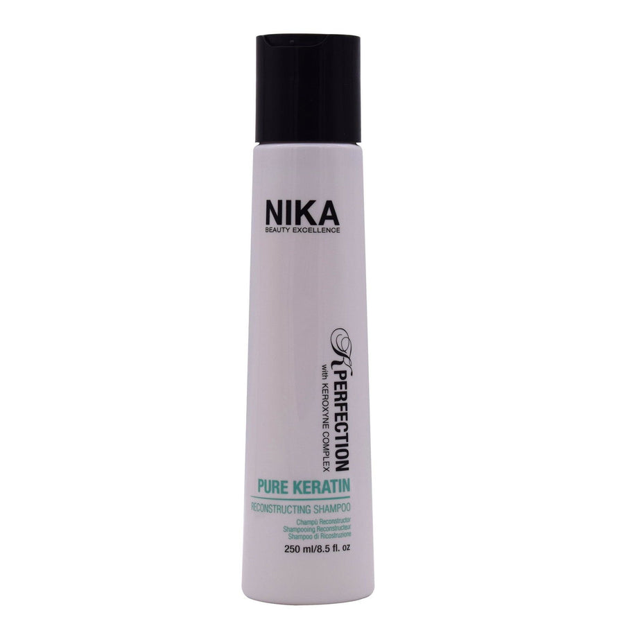 NIKA Fairy Silk Reconstructing Shampoo - Intense Keratin Repair for Dry, Damaged Hair - 8.5fl oz