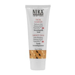 NIKA SKIN CARE - Facial Cleanser with Hyaluronic Acid, Vitamins A, B & E, Retinol, Aloe Vera & Swiss Apple Stem Cells - Day & Night Hydration - 