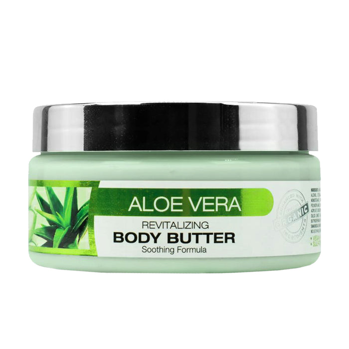 ORIGEM Body Butter Aloe Vera – Ultra-Nourishing and Hydrating Body Cream with Argan Oil, Shea Butter, and Honey for Soft, Smooth Skin – For All Skin Types