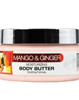 ORIGEM Body Butter Mango & Ginger – Ultra-Nourishing and Hydrating Body Cream with Argan Oil, Shea Butter, and Honey for Soft, Smooth Skin – For All Skin Types 8oz