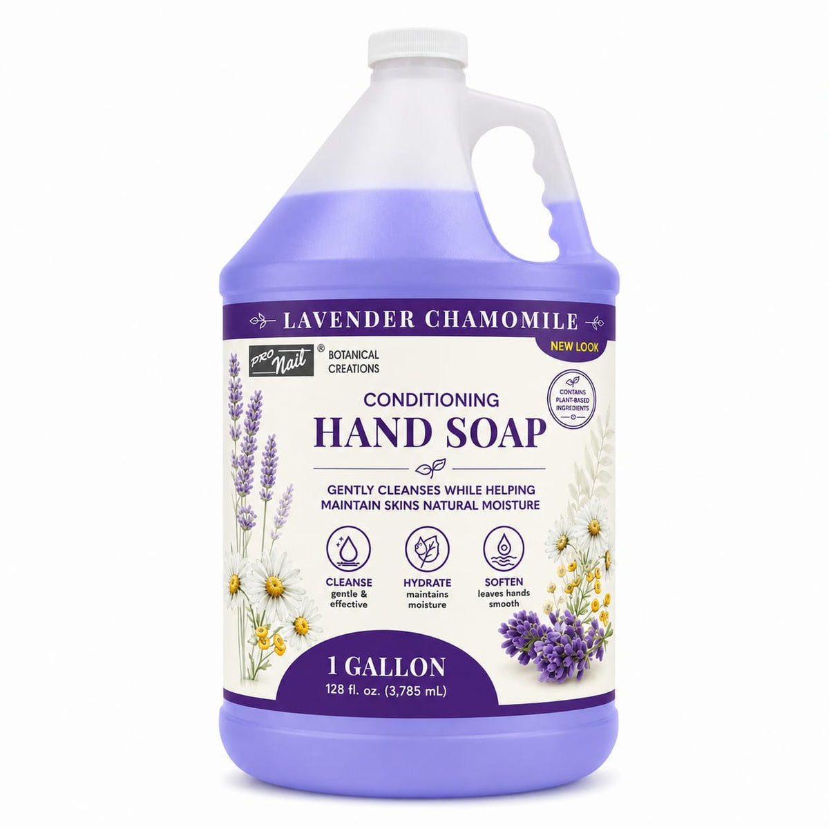 PRONAIL - LIQUID SOAP, LAVENDER CHAMOMILE 128oz - Bulk Refill