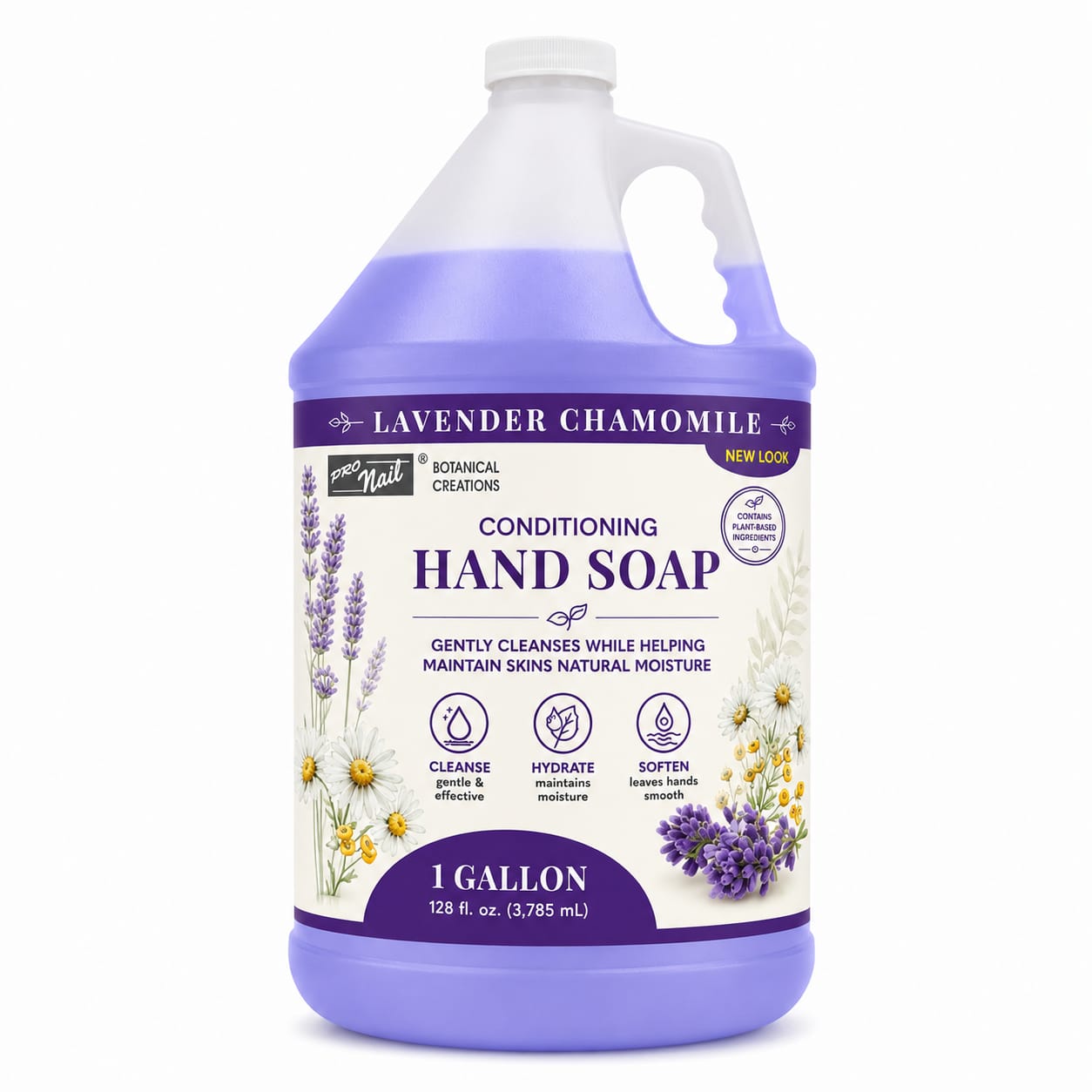 PRONAIL - LIQUID SOAP, LAVENDER CHAMOMILE 128oz - Bulk Refill