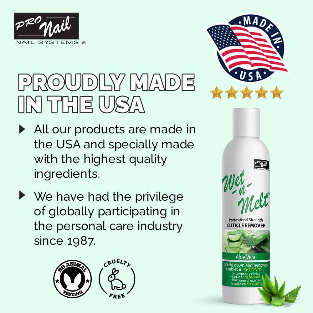PRO NAIL Cuticle Remover Gel with Aloe Vera - Softens &amp; Moisturizes for Fast Cuticle Removal