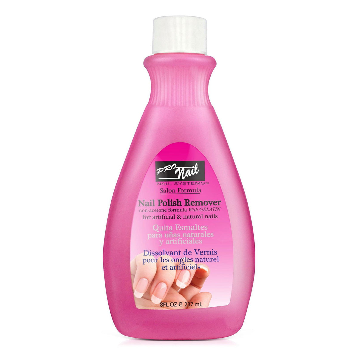 PRO NAIL - Non-Acetone Nail Polish Remover - Professional Strength, Gentle on Nails, Maximum Effectiveness