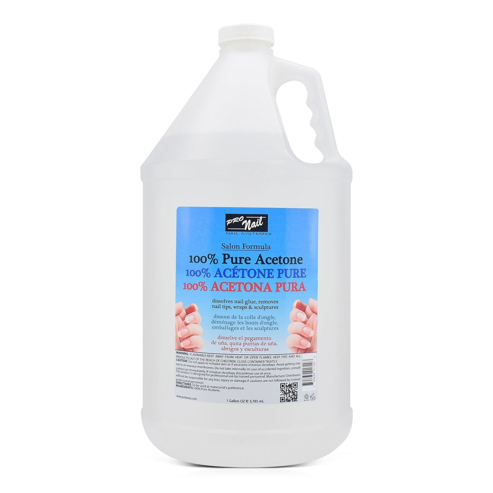 PRO NAIL - Pure Acetone Nail Care - Professional Grade Polish Remover for Quick & Easy Use - Beauty Market Online