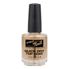 PRO NAIL - Quick Dry Nail Polish Top Coat - Professional Strength, Fast Dry, High Gloss Shine - 