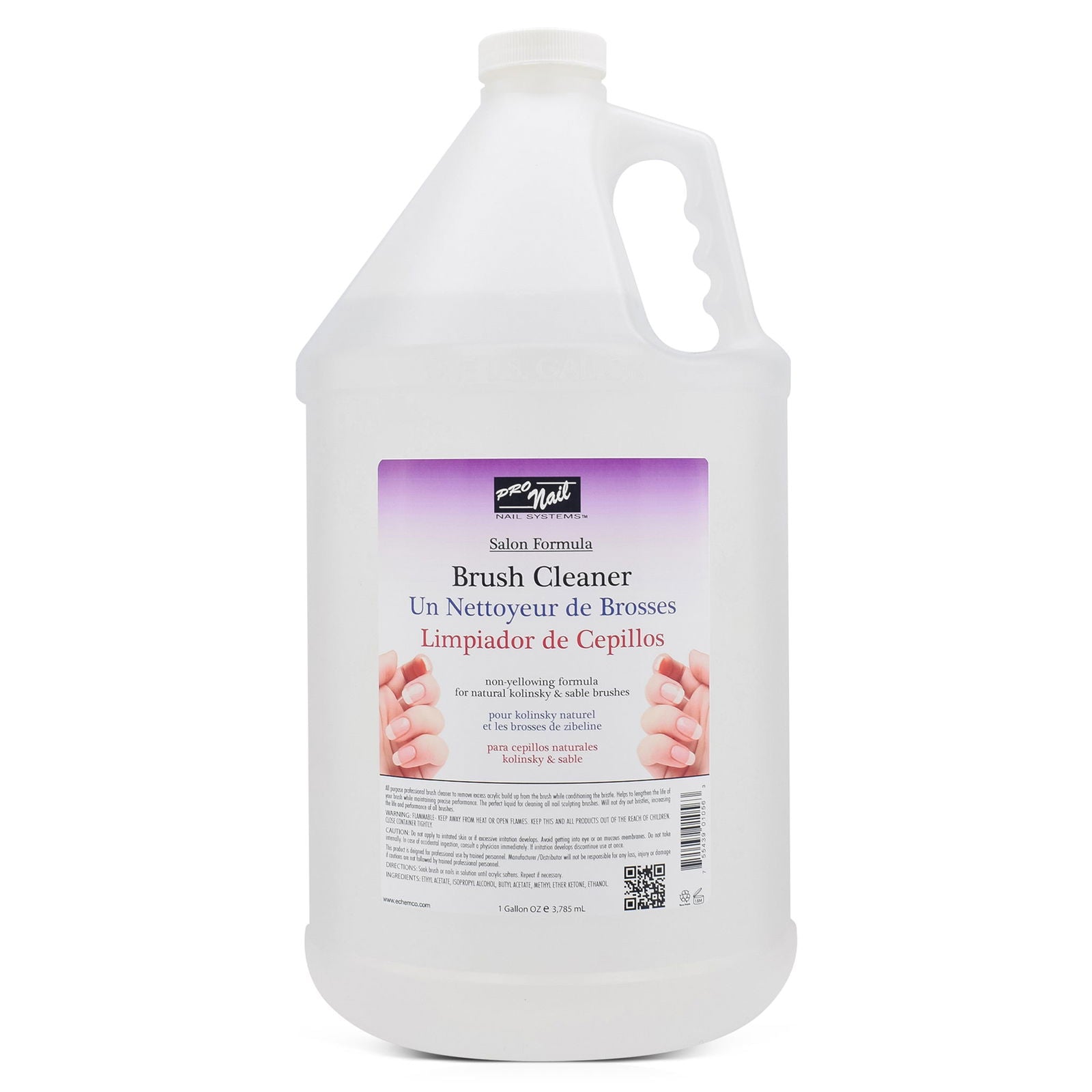 PRO NAIL Brush Cleaner - Deep Cleansing Formula for Brushes - 128 Oz - Beauty Market Online
