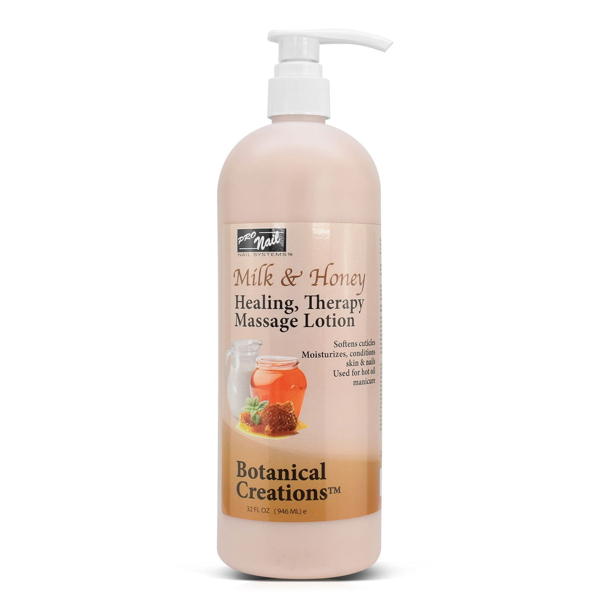 PRO NAIL Healing Therapy Massage Lotion - Nourishes & Moisturizes Skin, Perfect for Pedicure, Manicure & Body Care