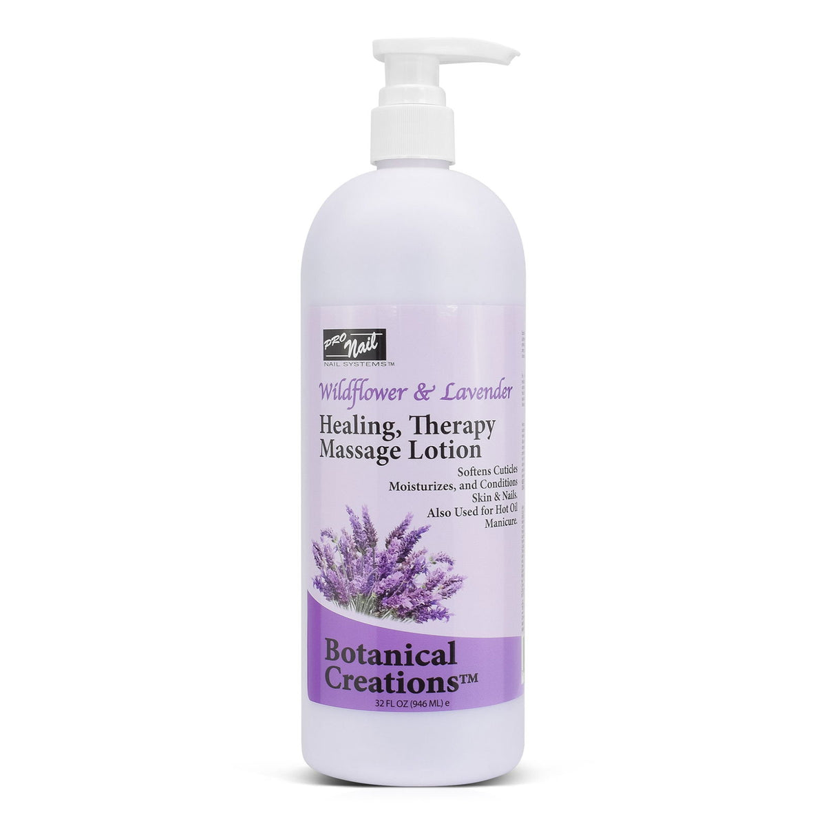 PRO NAIL Healing Therapy Massage Lotion - Nourishes & Moisturizes Skin, Perfect for Pedicure, Manicure & Body Care