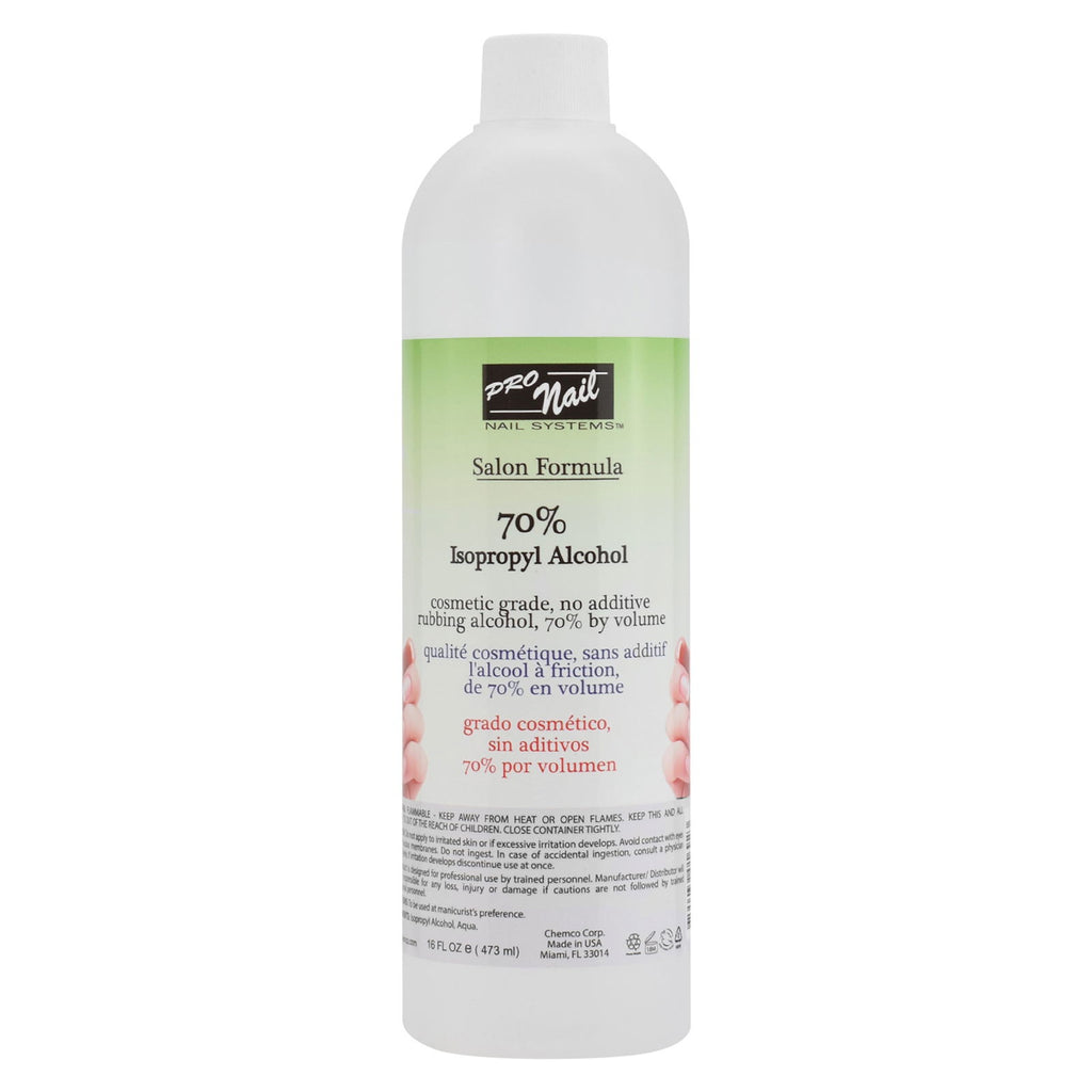 PRO NAIL Isopropyl Alcohol - Cleans, Sanitizes, and Disinfects with ...
