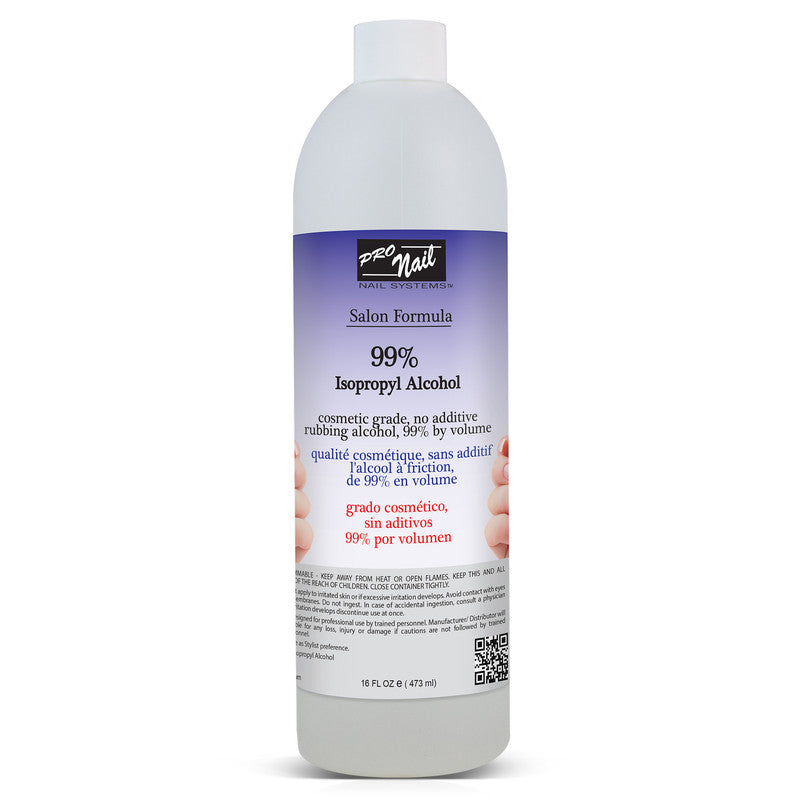 PRO NAIL Isopropyl Alcohol - Cleans, Sanitizes, and Disinfects with Antiseptic Properties