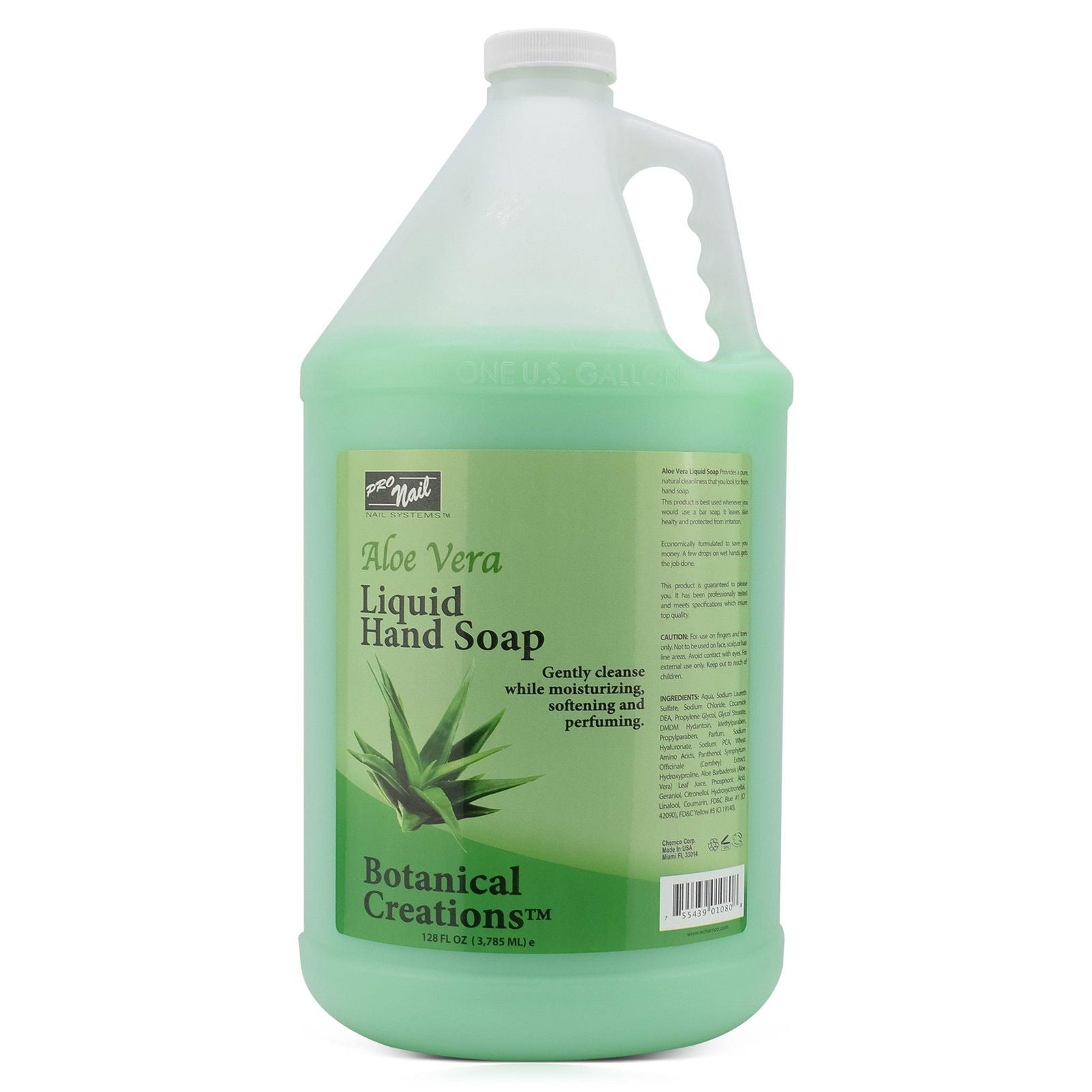 PRO NAIL Liquid Hand Soap Refill - Deeply Cleanses & Hydrates - Aloe Vera & Cherry - Bulk Size - Beauty Market Online
