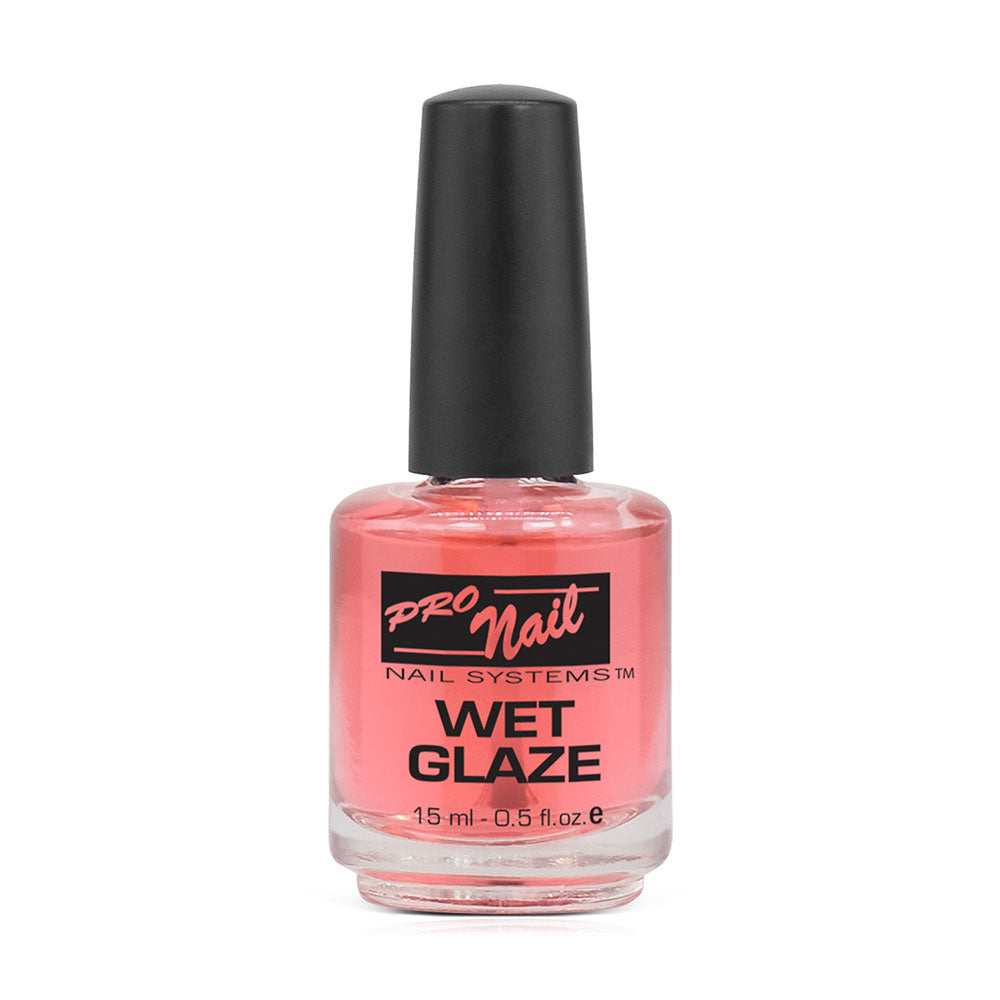 PRO NAIL Wet Glaze - Clear Quick Top Coat for Professional Shine &amp; Fast Drying - Beauty Market Online