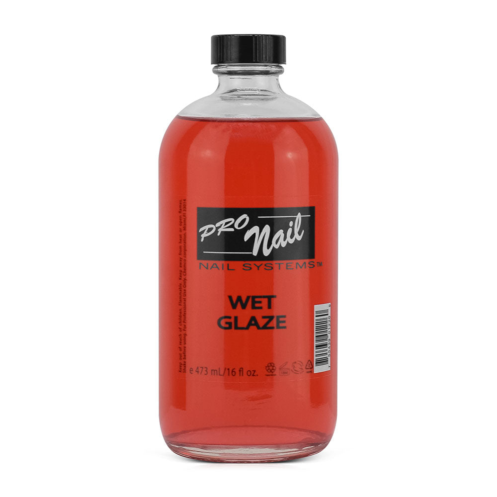 PRO NAIL Wet Glaze - Clear Quick Top Coat for Professional Shine &amp; Fast Drying - Beauty Market Online
