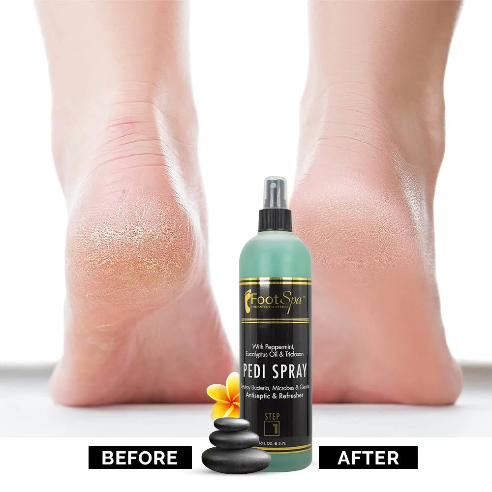 Pedi Spray Antiseptic - Mint &amp; Eucalyptus - Refreshing Foot Care Spray for Clean &amp; Revitalized Feet - Beauty Market Online