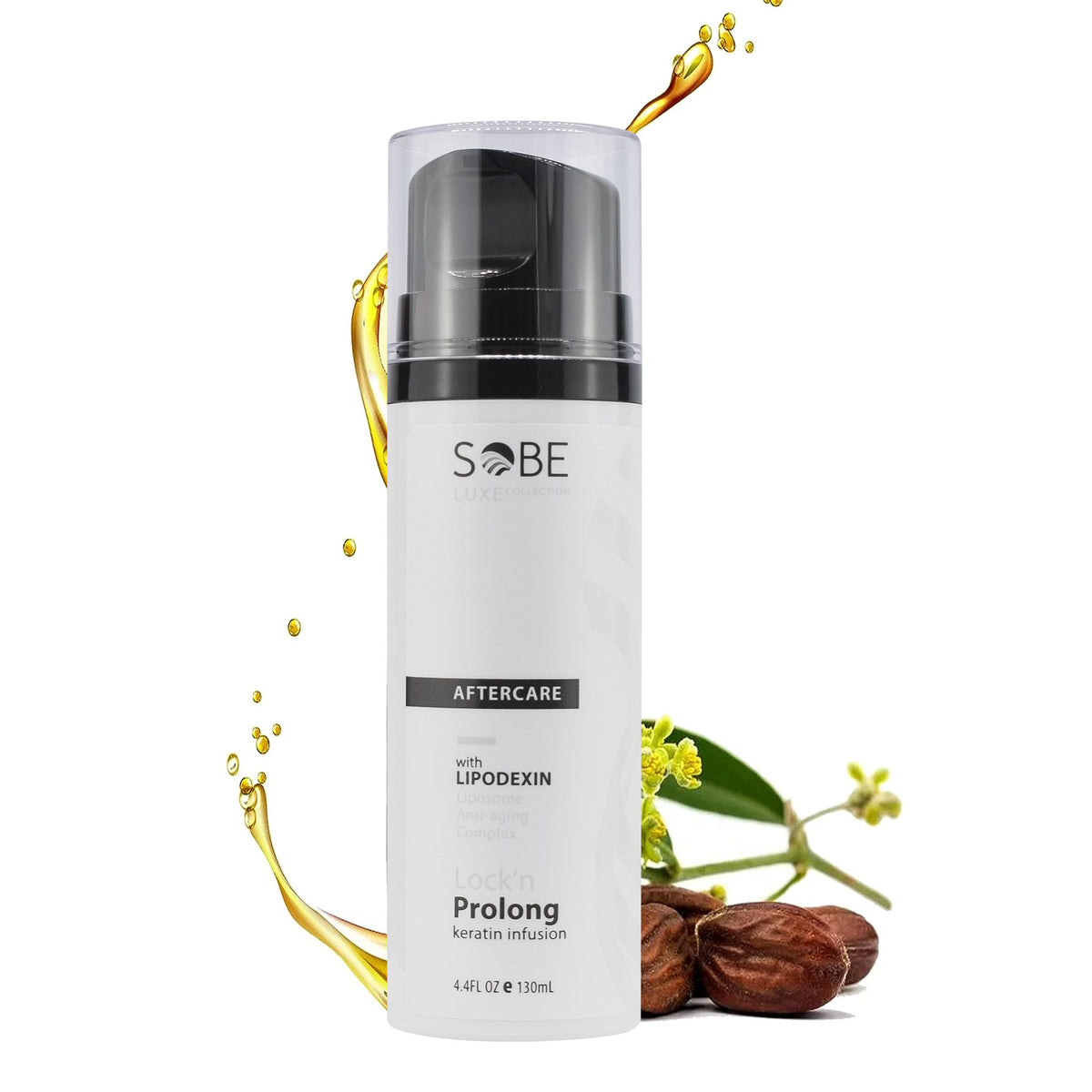 SOBE LUXE - Lock'n Prolong Keratin Infusion - With Keratin, Peptides, Argan Oil & More - 4.4 Oz