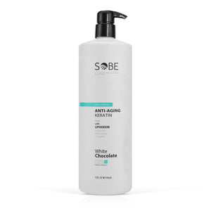 SOBE LUXE - Brazilian Keratin Blowout System, 32 Oz, White Chocolate, Sulfate-Free, Frizz-Free