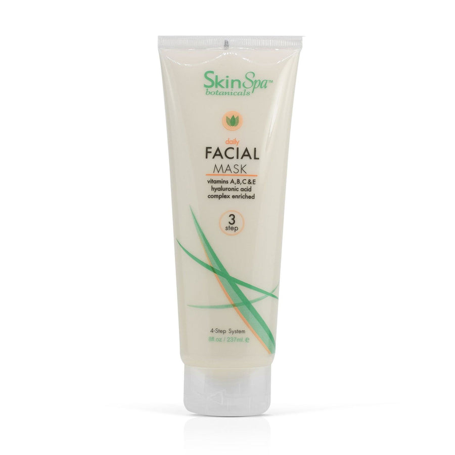 SKIN SPA Clay Face Mask - Instant Detox Mud Mask - Cleans Blackheads and Clogged Pores - 8 Oz