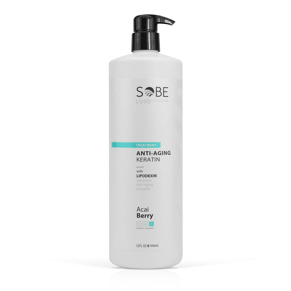 SOBE LUXE - Brazilian Keratin Blowout System, Acai Berry, Sulfate-Free, Frizz-Free - 32 Oz