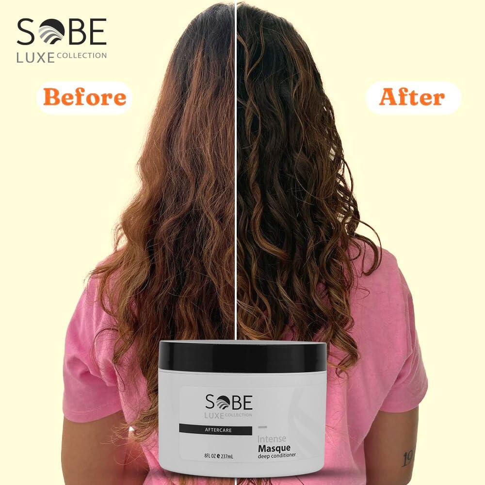 SOBE LUXE - Deep Moisturizing Hair Mask for Dry Damaged Hair, 8 Oz - Repairs &amp; Restores, Frizz-Free - Beauty Market Online