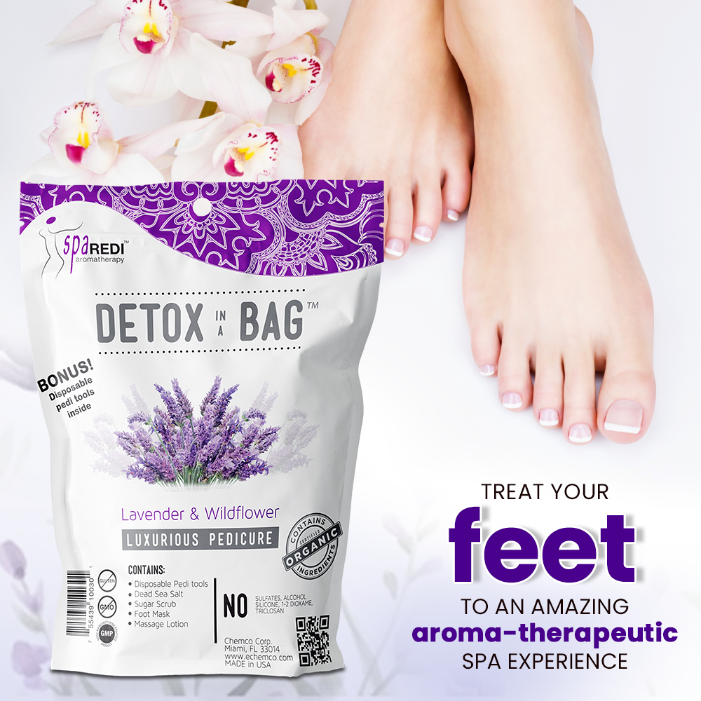 SPA REDI Luxurious Gel Pedicure Kit - Indulge in Spa Experience - Multiple Scents Available