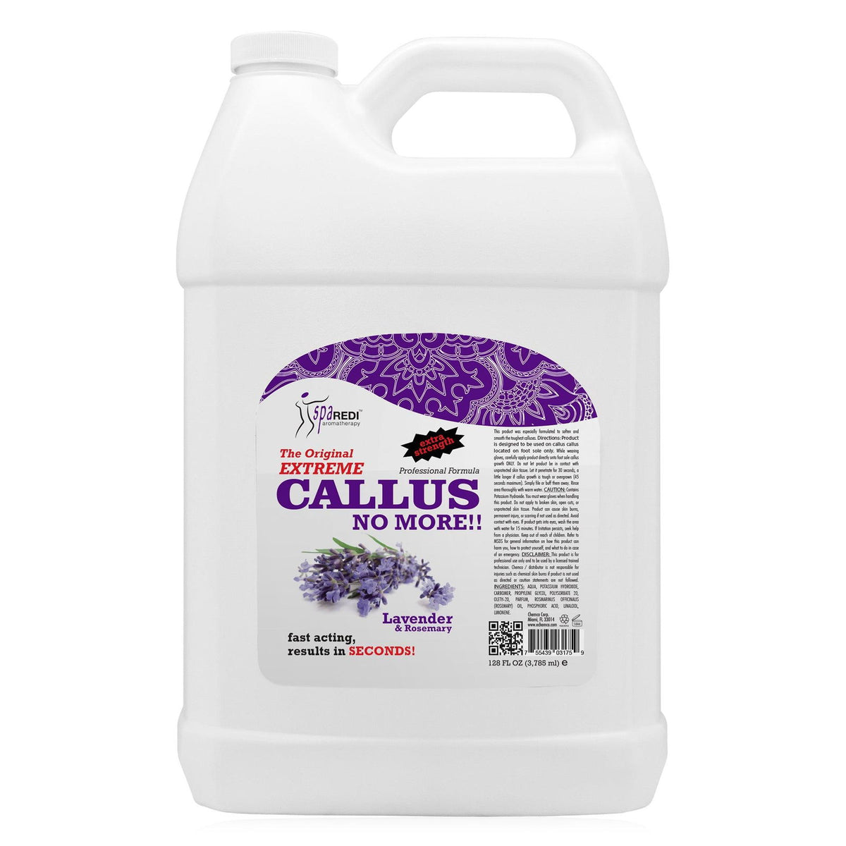 SPA REDI Callus Remover Gel - Quickly Removes Tough Calluses & Smooths Cracked Heels