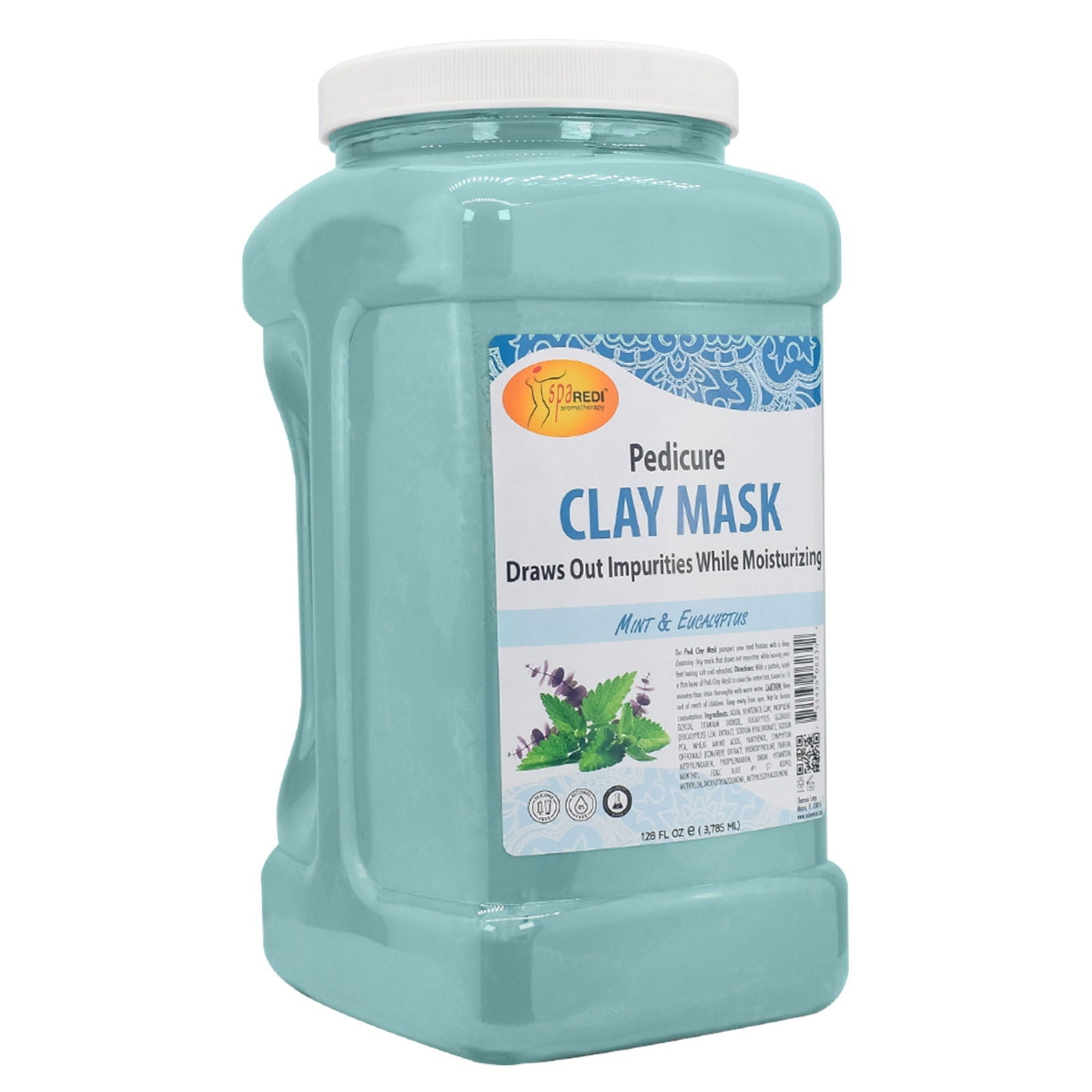 SPA REDI Clay Mask - Detoxifying, Hydrating & Pore Purifying for Body and Pedicure - Beauty Market Online
