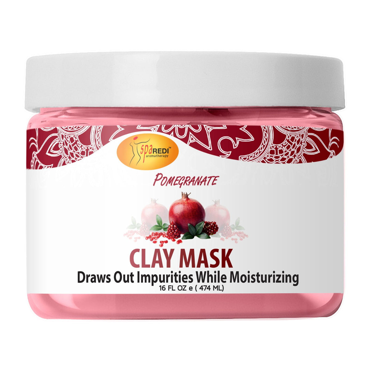 SPA REDI Clay Mask - Detoxifying, Hydrating & Pore Purifying for Body and Pedicure