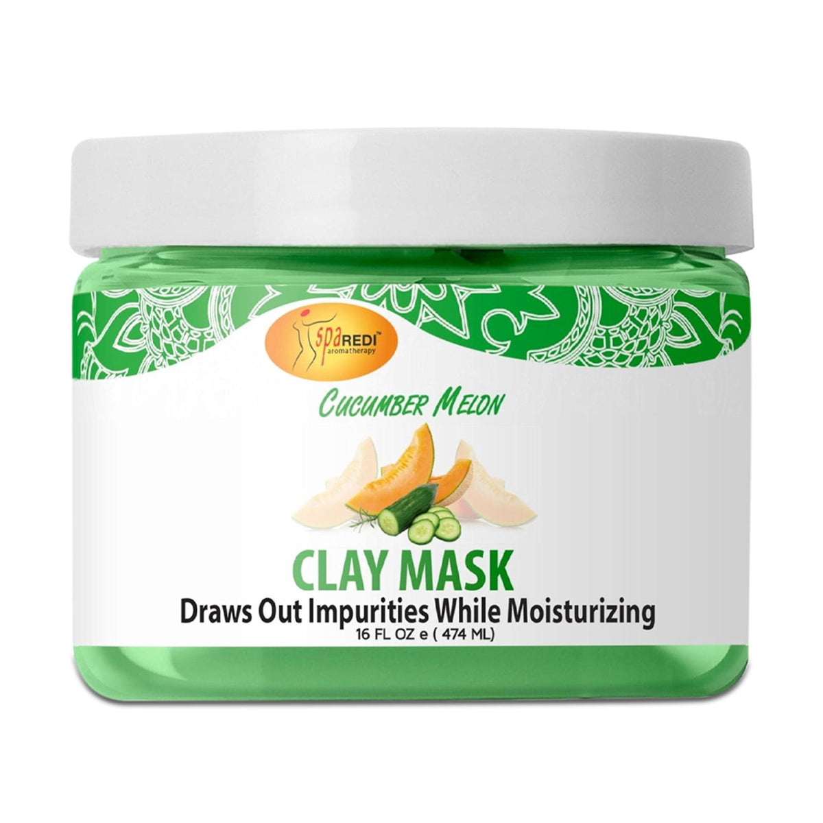 SPA REDI Clay Mask - Detoxifying, Hydrating & Pore Purifying for Body and Pedicure